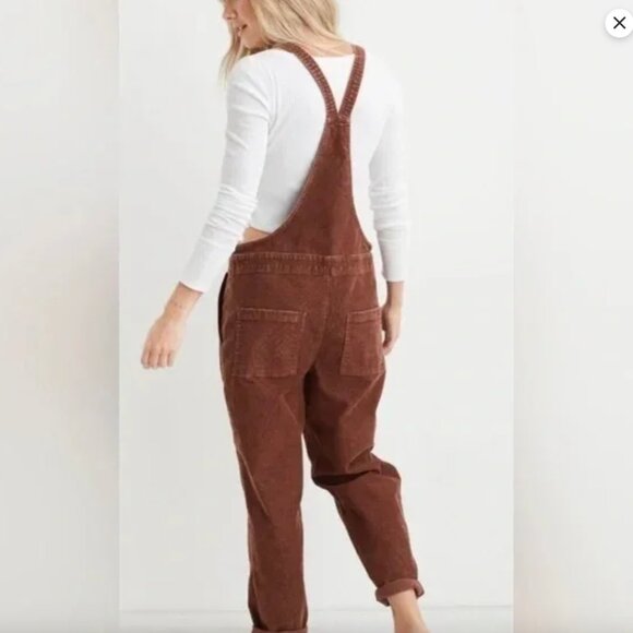 Aerie corduroy work play overalls - Picture 3 of 6